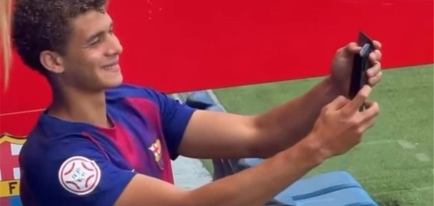 رسالة خاصة من برشلونة لـ حمزة عبد الكريم بعد انضمامه لقائمة منتخب مصر في كأس العالم 2026