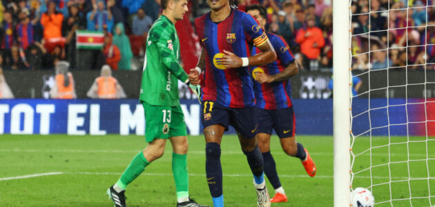 برشلونة يحقق فوزًا مدهشًا 7-2 على راسينج سانتاندير في سبوتيفاي كامب نو