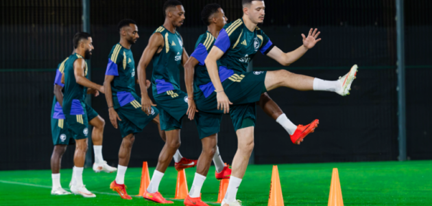 المنتخب السعودي يضبط مسيرته: تدريب أخضر يركز على الاستحواذ والهجوم قبل مواجهة الكويت
