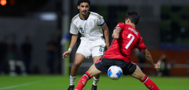 الأخضر يخسر أمام كوريا الجنوبية 0-2 في دورة الألعاب الآسيوية 2026