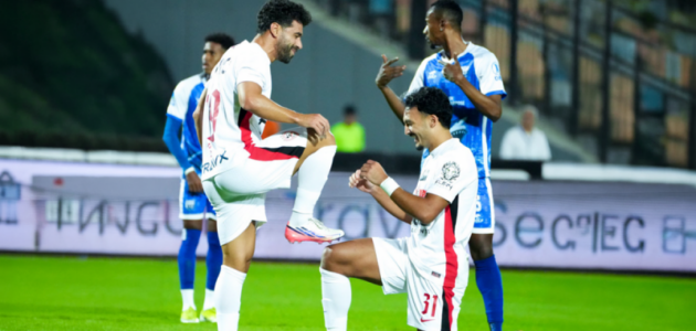 عبد الله السعيد يسطع هاتريكًا يحرّك الزمالك إلى فوز ساحق على بورت الجيبوتي