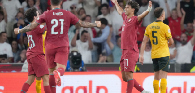 جواو فيليش يفتح مسار البرتغال بالهدف الأول في مواجهة ويلز