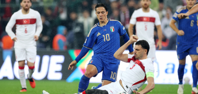 ديميرال يُسجّل أقل تقييم في تاريخ المنتخب، بينما يحقق إيطاليا انتصارًا ساحقًا 4-1 على تركيا