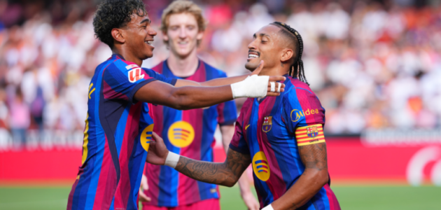 برشلونة يسطع كأضواء أوروبا: أفضل هجوميًا رغم غياب المهاجم الصريح