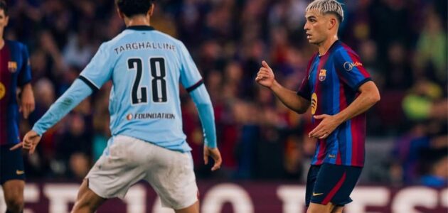 بيدري يعلن 250 مباراة مع برشلونة بعد الفوز على فينورد