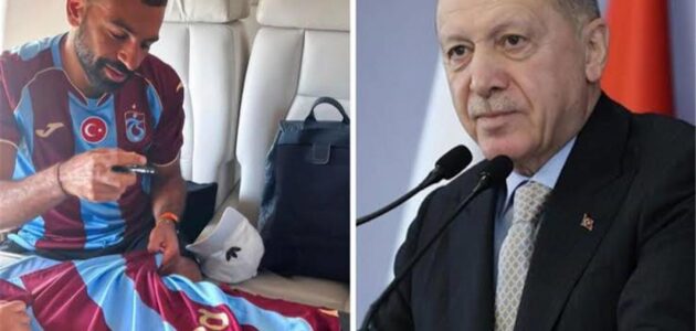 أردوغان يفتح باب اللقاء مع محمد صلاح قبل مواجهة طرابزون سبور