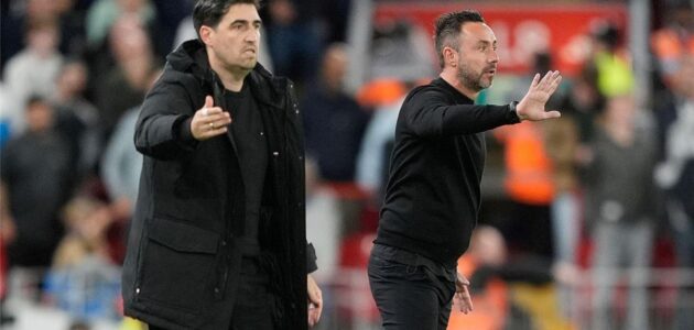 دي زيربي يرفع صوته بعد الهزيمة: “نتيجة غير عادلة” في Anfield