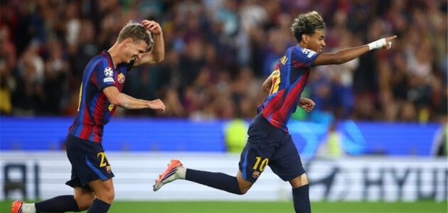 لامين يامال يسطع في كامب نو: هدفه الرابع يرفع برشلونة فوق فينورد في دوري أبطال أوروبا